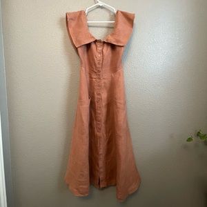 Reformation Off Shoulder Midi Dress Size 6